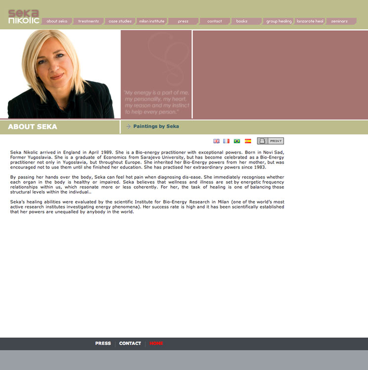 Seka Nikolic Bio Energy Healer
